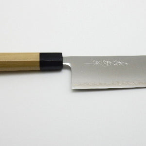 Yoshihiro Aogami Super Nakiri - Carbon Steel Chef's Nakiri with High Edge Retention, Magnolia Handle