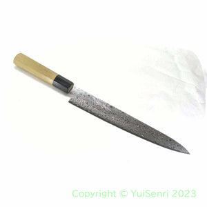 Yoshihiro ZAD AUS10 Clad 45 Layers Damascus Sujihiki 240 mm