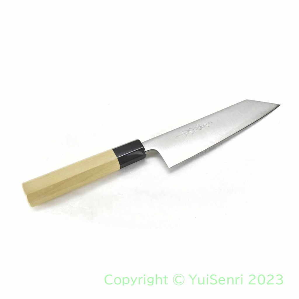Yoshihiro Aogami Super Clad Chef's Bunka Octagonal Magnolia Handle