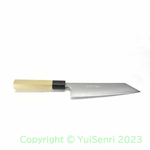 Yoshihiro Aogami Super Clad Chef's Bunka Octagonal Magnolia Handle