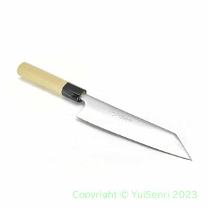 Yoshihiro Aogami Super Clad Chef's Bunka Octagonal Magnolia Handle