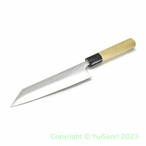 Yoshihiro Aogami Super Clad Chef's Bunka Octagonal Magnolia Handle