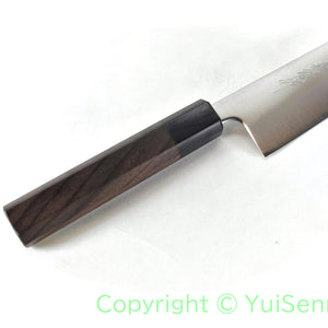 Yoshihiro Aogami Super Japanese Style Chef's Bunka Octagonal Shitan Handle