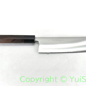 Yoshihiro Aogami Super Clad Chef's Nakiri Octagonal Shitan Handle