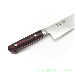 Suisin Premium INOX  Gyuto / My Carta Handle Red Black