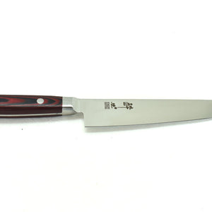 Suisin Premium INOX  Paring Knife 150 mm / My Carta Handle Red Black