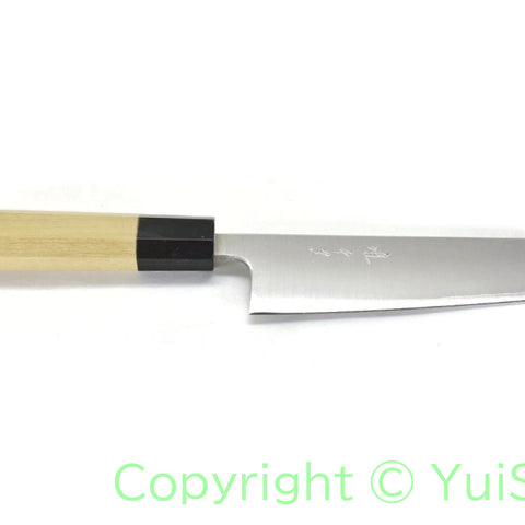 YuiSenri GINSAN /Silver #3 Stainelss Japanese Style Bunka /Kengata Santoku 170 mm