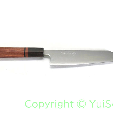 YuiSenri GINSAN /Silver #3 Stainelss Bunka 170 mm with Octagonal Bubinga Handle