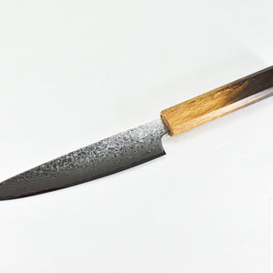 Yoshihiro 69 Layers  ZA18 Cobalt Stainless Damascus Paring Knife 150 mm Oak Handle