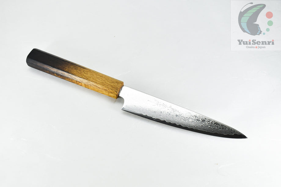 義弘《ZA18鋼割込69層ダマスカス》和ペティ 150 mm【焼漆柄】】 – YuiSenri