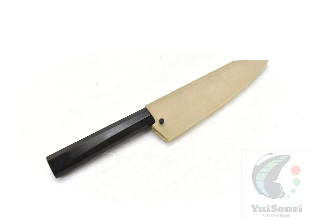 堺孝行　薄刃包丁　刃渡り6寸 堺孝行 堺孝行《VG-10 梨地和式》和剣型三徳 160 mm【黒檀一体型