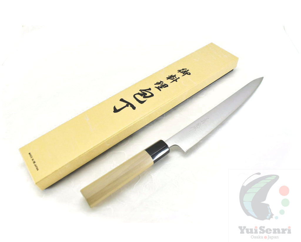 義弘《青紙スーパー》和筋引 240 mm【八角水牛柄】 – YuiSenri