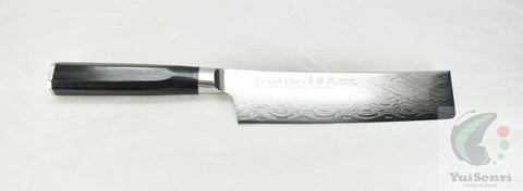 Sakai Takayuki GRAND CHEF SEIGAIHA 45 Layers Damascus BOHLER SP Steel Nakiri 160 mm