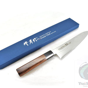 Sakai Takayuki GRAND CHEF HAMON 45 Layers Damascus BOHLER SP Steel Gyuto 210 mm