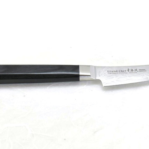 Sakai Takayuki GRAND CHEF SEIGAIHA 45 Layers Damascus BOHLER SP Steel Kengata Paring Knife 80 mm