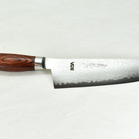 Yoshihiro VG-10 17 Layers Damascus Santoku 180 mm