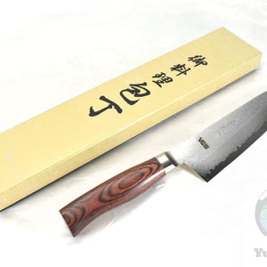 Yoshihiro VG-10 17 Layers Damascus Santoku 180 mm
