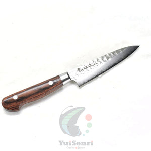Sakai Takayuki VG-10 33 Layers Hammered Damascus Paring Knife - Stainless Steel Chef's Petty Knife with Excellent Balance of Sharpness and Durability