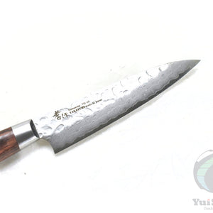 Sakai Takayuki VG-10 33 Layers Hammered Damascus Paring Knife - Stainless Steel Chef's Petty Knife with Excellent Balance of Sharpness and Durability