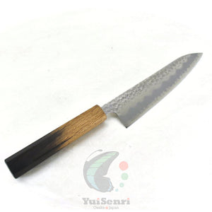YuiSenri Aogami Super Gyuto 180 mm- Carbon Steel Chef's Knife with High Edge Retention, Oak Handle