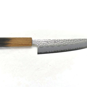 YuiSenri Aogami Super Gyuto 180 mm- Carbon Steel Chef's Knife with High Edge Retention, Oak Handle