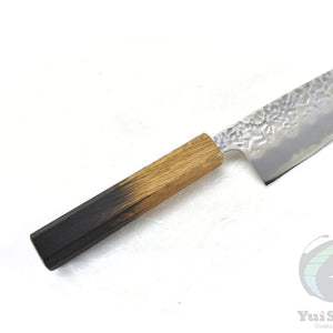 YuiSenri White Steel #1 Santoku 165 mm – Hammered Carbon Steel Japanese Multi-Purpose Knife