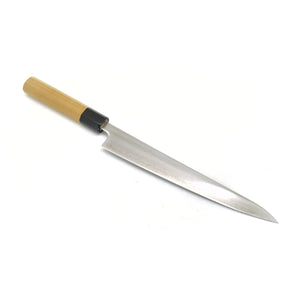 Yoshihiro Aogami Super Sujihiki - Carbon Steel Chef's Slicer with High Edge Retention, Magnolia Handle
