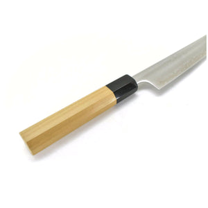 Yoshihiro Aogami Super Sujihiki - Carbon Steel Chef's Slicer with High Edge Retention, Magnolia Handle
