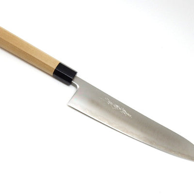 Yoshihiro Aogami Super Clad Chef's Gyuto Octagonal Magnolia Handle