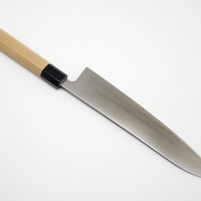 Yoshihiro Aogami Super Clad Chef's Gyuto Octagonal Magnolia Handle