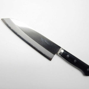 YuiSenri Aogami (Blue Steel) HON Warikomi Chef's Santoku 165 mm