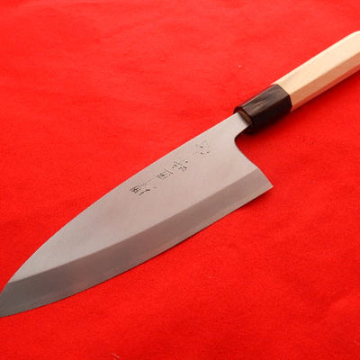 Sakai Ajimasa White Steel #2 Left Handed Deba Hongasumi-Finish