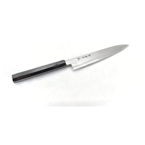 Sakai Takayuki GINSAN/Silver #3 Ebony Handle, Japanese Style Paring Knife
