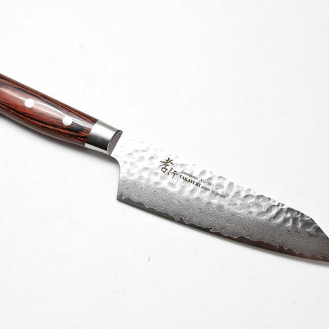 Sakai Takayuki VG-10 33 Layers Hammered Damascus Kengata Santoku/Bunka