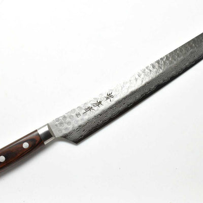 Sakai Takayuki VG-10 Hammered 17 Layers Damascus Kengata Yanagi 300 mm