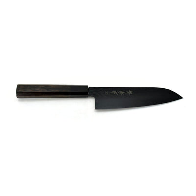 Sakai Takayuki KUROKAGE VG-10 Hammered Santoku 170 mm Black