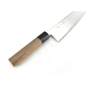 YuiSenri Aogami Super Clad Japanese Style Kengata Santoku 170 mm