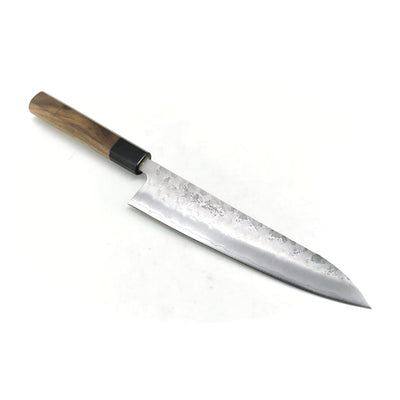 GINSAN /Yasuki Silver 3 Stainless Steel, Japanese Style Chef's Gyuto, Nashiji Finish