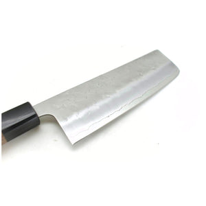 GINSAN /Yasuki Silver 3 Stainless Steel, Japanese Style Chef's Nakiri 165 mm Nashiji Finish
