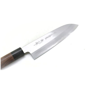 Yasuki White Steel #2, Santoku 170 mm with Rosewood Handle